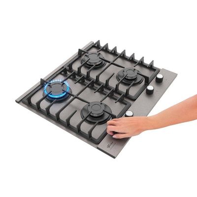 Fogão Cooktop A Gás Fischer 4 Bocas Platinium Prime Bivolt