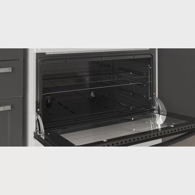 Fogão de Piso 4 Bocas Itatiaia Star New Aço Inox Acendimento Automático Branco Bivolt