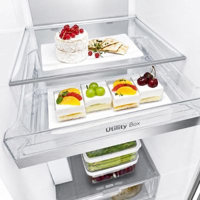 Geladeira LG Side By Side Frost Free Inverter 628L GC-X267GL5P Inox Bivolt