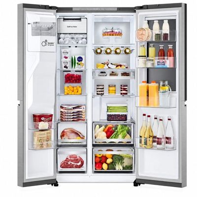 Geladeira LG Side By Side Frost Free Inverter 628L GC-X267GL5P Inox Bivolt
