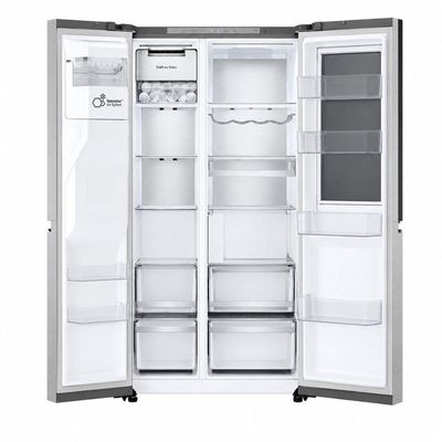 Geladeira LG Side By Side Frost Free Inverter 628L GC-X267GL5P Inox Bivolt