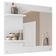 Painel Espelho Towel Multifuncional Banheiro Caemmun Branco Tx