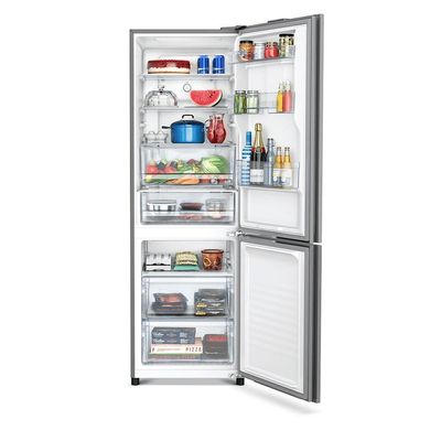 Geladeira Panasonic Duplex Frost Free Inverter 407L NR-BB41PV2T Titânio 110V