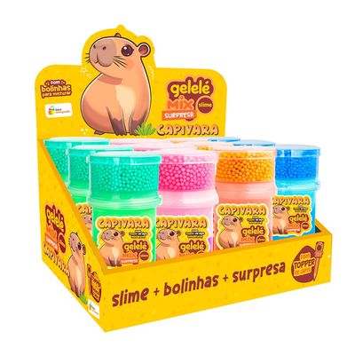 Slime Gelelé Capivara Mix Surpresa Doce Brinquedo