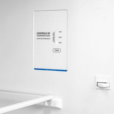 Geladeira Midea Duplex Cycle Defrost Inverter 410L MDRT554EVF011 Branca 110V