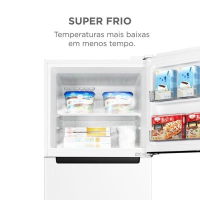 Geladeira Midea Duplex Cycle Defrost Inverter 410L MDRT554EVF011 Branca 110V