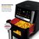 Air Fryer Britânia 6,5L Redstone Visor Glass 1700W BAF65A 127V