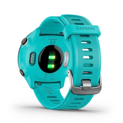 Relógio Smartwatch Garmin Forerunner 55 com Monitor Cardíaco de Pulso e GPS - Azul