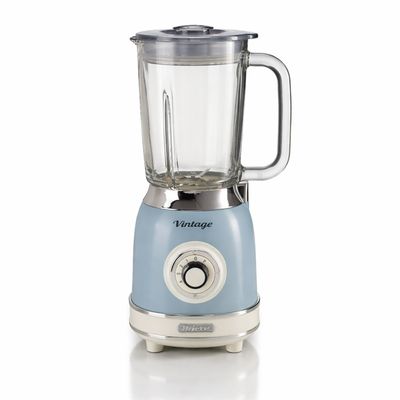 LIQUIDIFICADOR ARIETE VINTAGE COM JARRA DE VIDRO 1,5L 4 VELOCIDADES AZUL 220V 00C058905ARBR