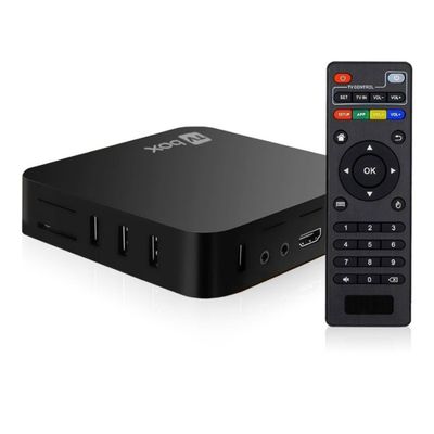 Box TV Smart Streaming Android Preto 4K HDTV Aplicativos