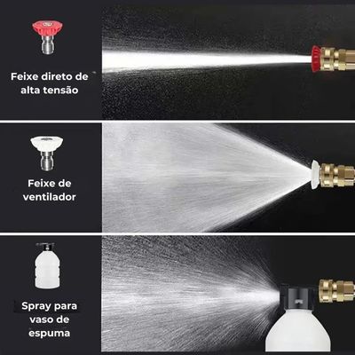 Lavadora Portátil Alta Pressão com bateria recarregável inclusa
