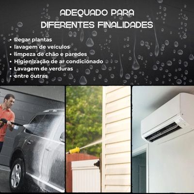 Lavadora Portátil Alta Pressão com bateria recarregável inclusa