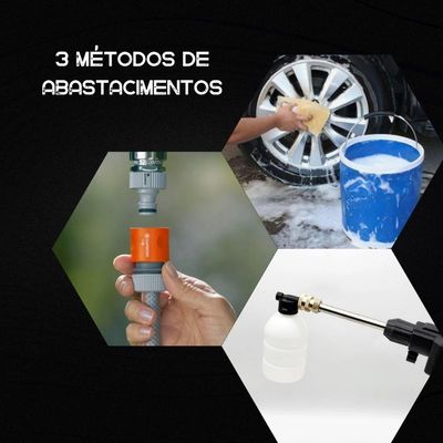 Lavadora Portátil Alta Pressão com bateria recarregável inclusa