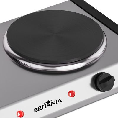 Fogão Elétrico Britânia 2 Bocas Aço Inox BFG01A 220V