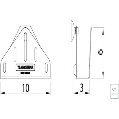 Suporte para Esponja de Lavar Louça Aço Inox Tramontina