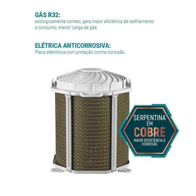 Ar-condicionado Philco Split Inverter 9000BTUs Frio PAC9FC 220V