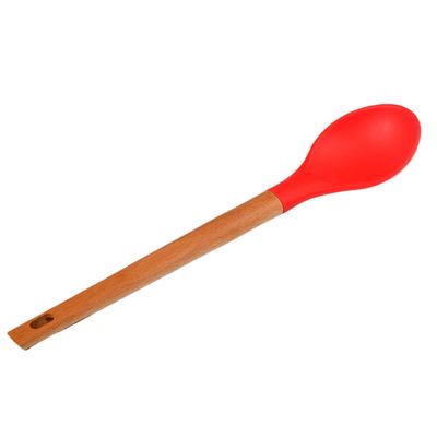 Colher Silicone Cabo Madeira Ginger Vm Cv265630