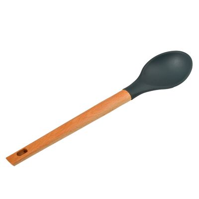 Colher Silicone Cabo Madeira Ginger Cz Cv265635