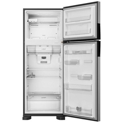 Geladeira Consul Duplex Frost Free Inverter 455L com Função Turbo Inox 220V