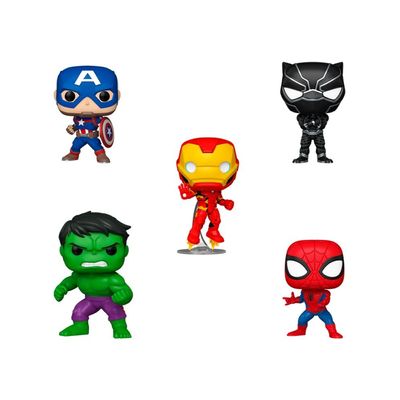 Kit 5 Bonecos Funko Pop! Marvel Vingadores