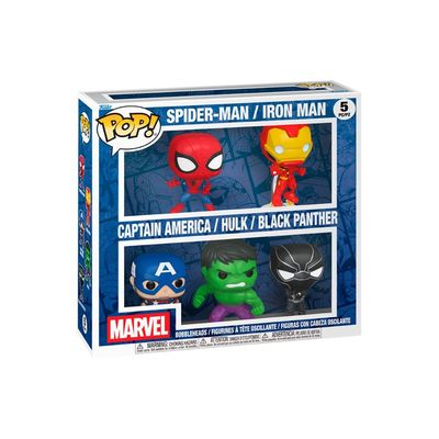 Kit 5 Bonecos Funko Pop! Marvel Vingadores