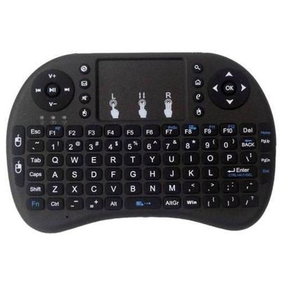 Mini Teclado + Touchpad Mouse Sem Fio P/ Smart Tv Pc Noteboo