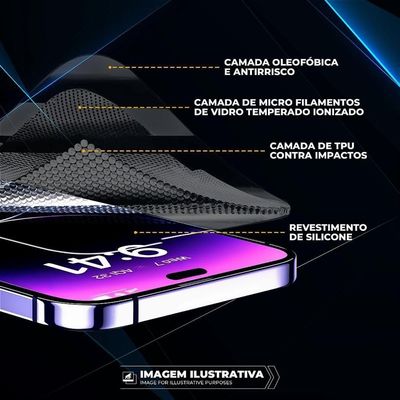 Acessório para Smartphone Gshield Kit Full Protection Iphone 12 Pro Película Vidro Temperado