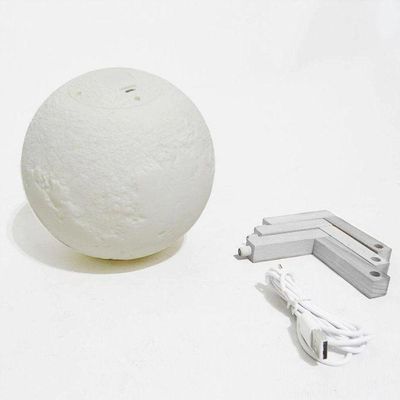 Umidificador de Ar Noturno Lua Smart Tech 880 ml com Iluminação LED 3D Bivolt