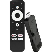 Smart Box TV 4K Proeletronic Stickpro ProSK-1000 Android 10 com Wi-Fi dual-band e Bluetooth Preto