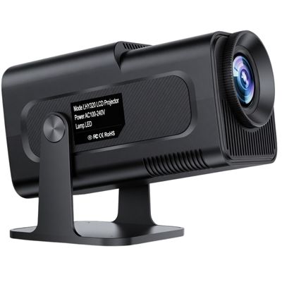Projetor Smart HY320 Smart Android Projeção 150pol Preto