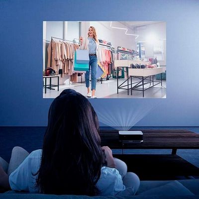 Projetor Smart Epson Lifestudio Pop EF-61 Full HD Wi-Fi Verde Fumê