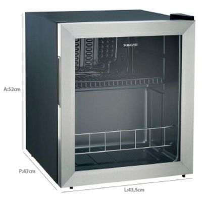Frigobar Suggar FB4611IX 46L Inox 110V