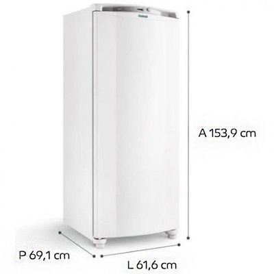 Freezer Vertical Consul 1 Porta 231 Litros CVU26FBBNA Branco 220V