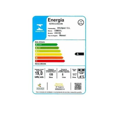 Frigobar Consul Com Gaveta Multiuso 117L Branco CRC12CBBNA 220V