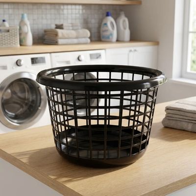 Cesto Telado Preto 35L com Tampa ECO Plasvale - 737LP