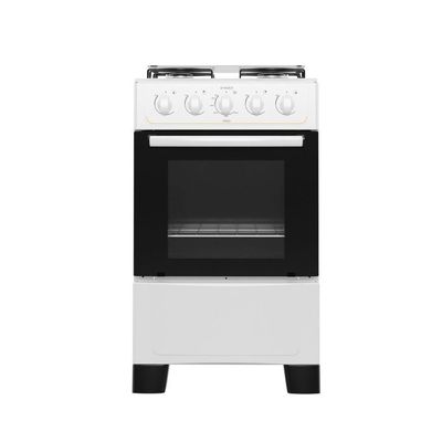 Fogão Piso 4 Bocas GLP Realce Ares Inox Manual Branco