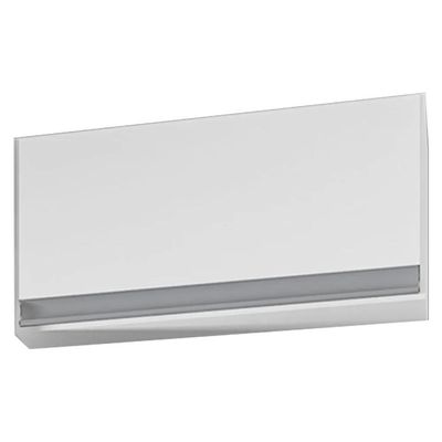 Armário Aéreo Geladeira 60cm 1 Porta Basculante Andréia Branco - Ajl Móveis
