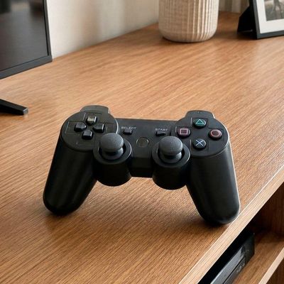 Controle Playstation Doubleshock PS3 para PS3 PC e Smart TV Preto