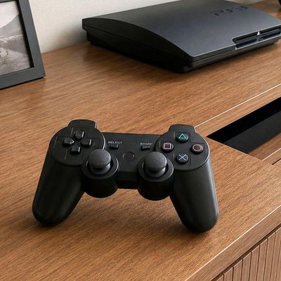 Controle Playstation Doubleshock PS3 para PS3 PC e Smart TV Preto
