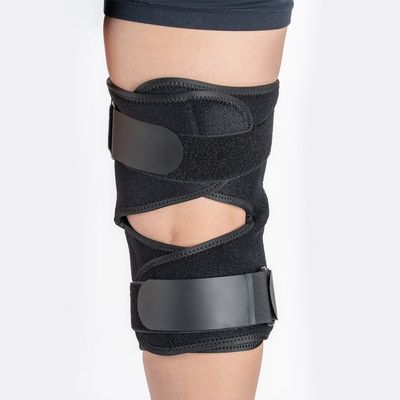 Par Joelheira Articulada Ajustável Ortho Care Dellamed unico / Preto