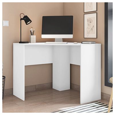 Mesa De Computador Cubic Canto Office Caemmun Branco