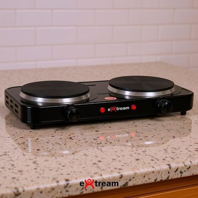 Fogão Elétrico Portátil Cooktop 2 Bocas CTEX2B10 2000W Preto 110V