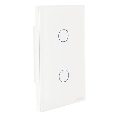 Interruptor Touch Wi-Fi Smart Tramontina Branco com 2 Canais