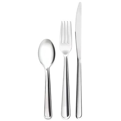 Jogo 36 peças Talheres para Sobremesa Chá Inox Brinox Modena Garfo Faca Colher Mesa Posta Inox