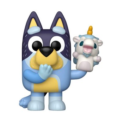 Boneco Funko Pop! Bluey  - Bandit Com Unicornio