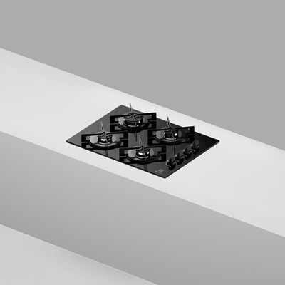 Cooktop 4 Bocas Electrolux KE4GR Efficient Mesa de Vidro Grade de Aço Preto / Bivolt