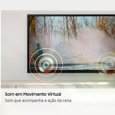 Smart TV Samsung LSF6000F 43" Full HD LED Preto com Wi-Fi Bluetooth HDR Dolby Audio Tizen