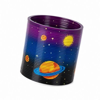 Brinquedo Mola Maluca Espacial Movimento Divertido Colorido Smart Lions 7.5CM