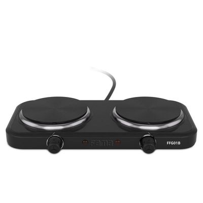 Fogão Elétrico 2 Bocas Britânia FFG01B Ferro Fundido Automático Preto 110V
