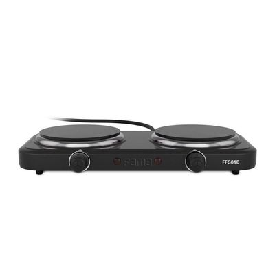 Fogão Elétrico 2 Bocas Britânia FFG01B Ferro Fundido Automático Preto 110V
